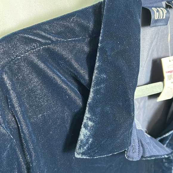 GAP velvet Boyfriend Shirt - Medium - New - Picture 6 of 9